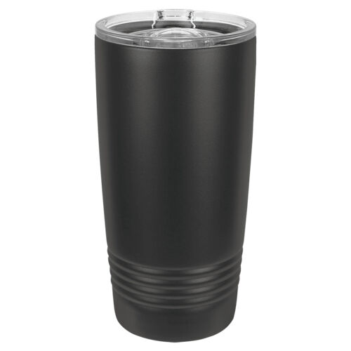 20 oz. Black Insulated Ringneck Tumbler with Slider Lid Thumbnail