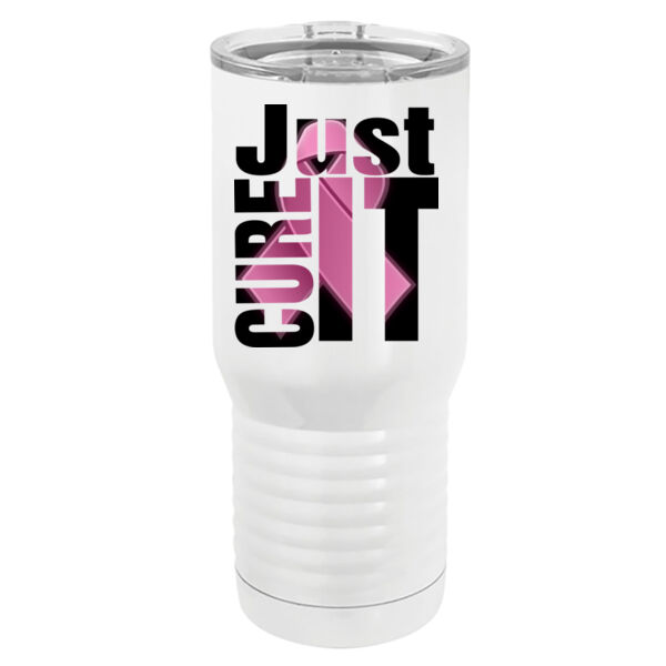 Just Cure It Breast Cancer Awareness 20oz Tumbler Thumbnail